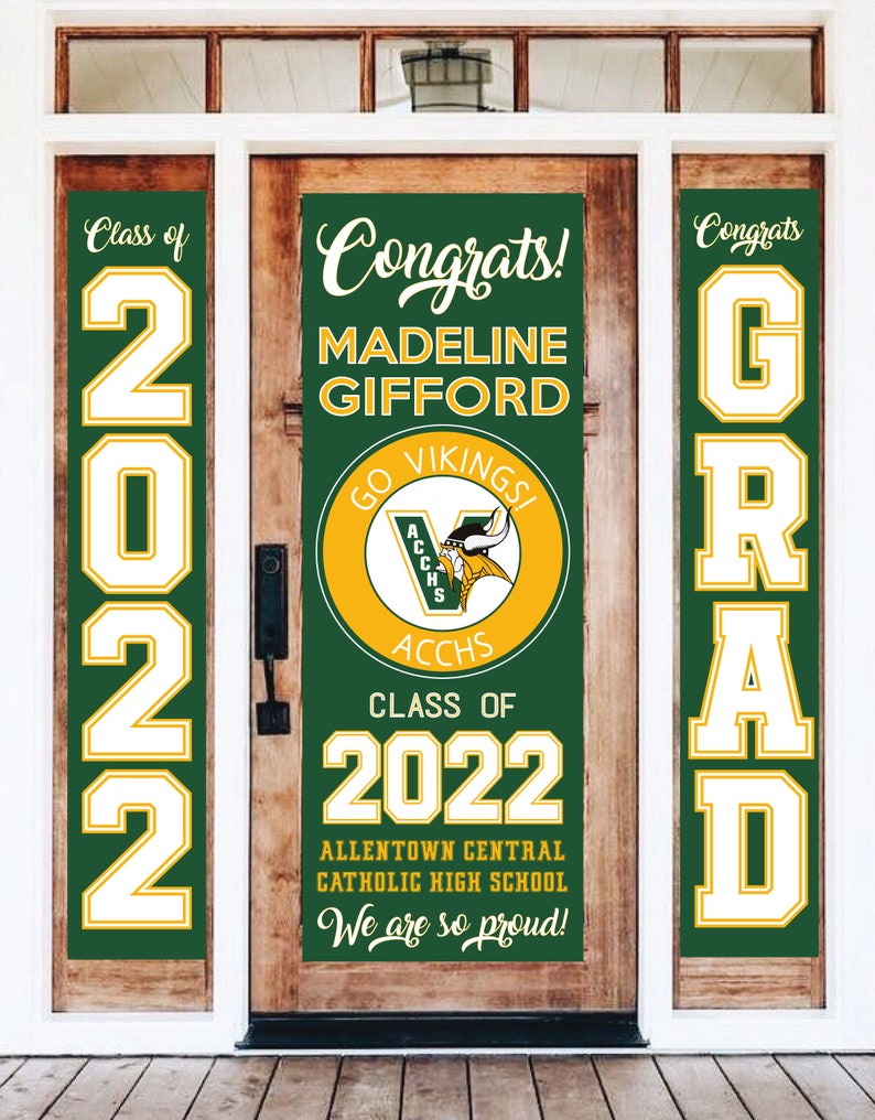 Graduation Banner 2022 Class of 2022 High School or College Etsy UK