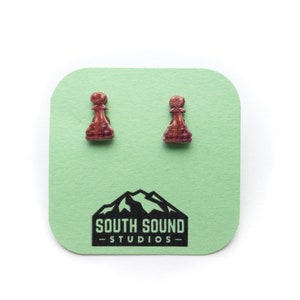 Chess Pawn Stud Earrings