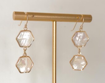 Handmade Gold Earrings, Gold Earrings, Gold Fill Earrings, Opal Earrings, Gold Filled Earrings, Modern Earrings, Simple Earrings, Earrings