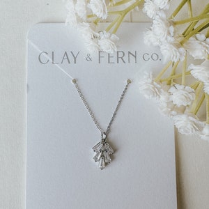 Silver Plated or Sterling Silver 20in Necklace, Handmade Necklace, Silver Necklace, Bride Necklace, Wedding Jewelry, Bride Accessories