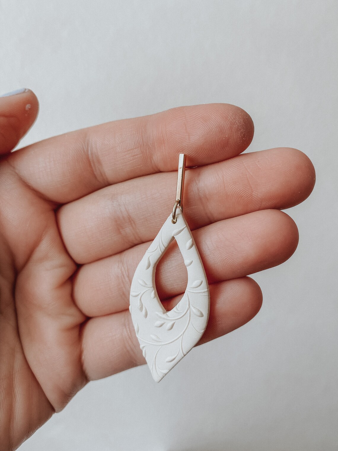 Easy Problem Statement Spring Clay Earrings, Summer Earrings, Statement Earrings, Floral ...