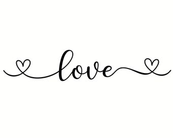 Love Quote Svg Etsy