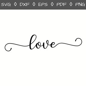 Download Love Svg Love Quotes Png Love Dxf Love Quotes Dxf Love Etsy