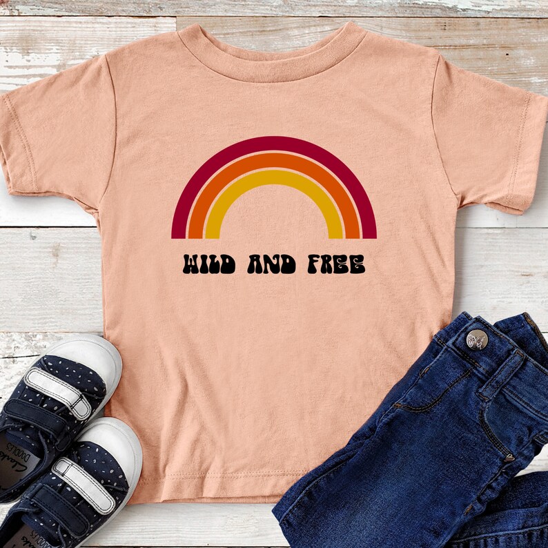 Download Kind And Free Svg Rainbow Svg Retro T Shirt Svg Retro | Etsy