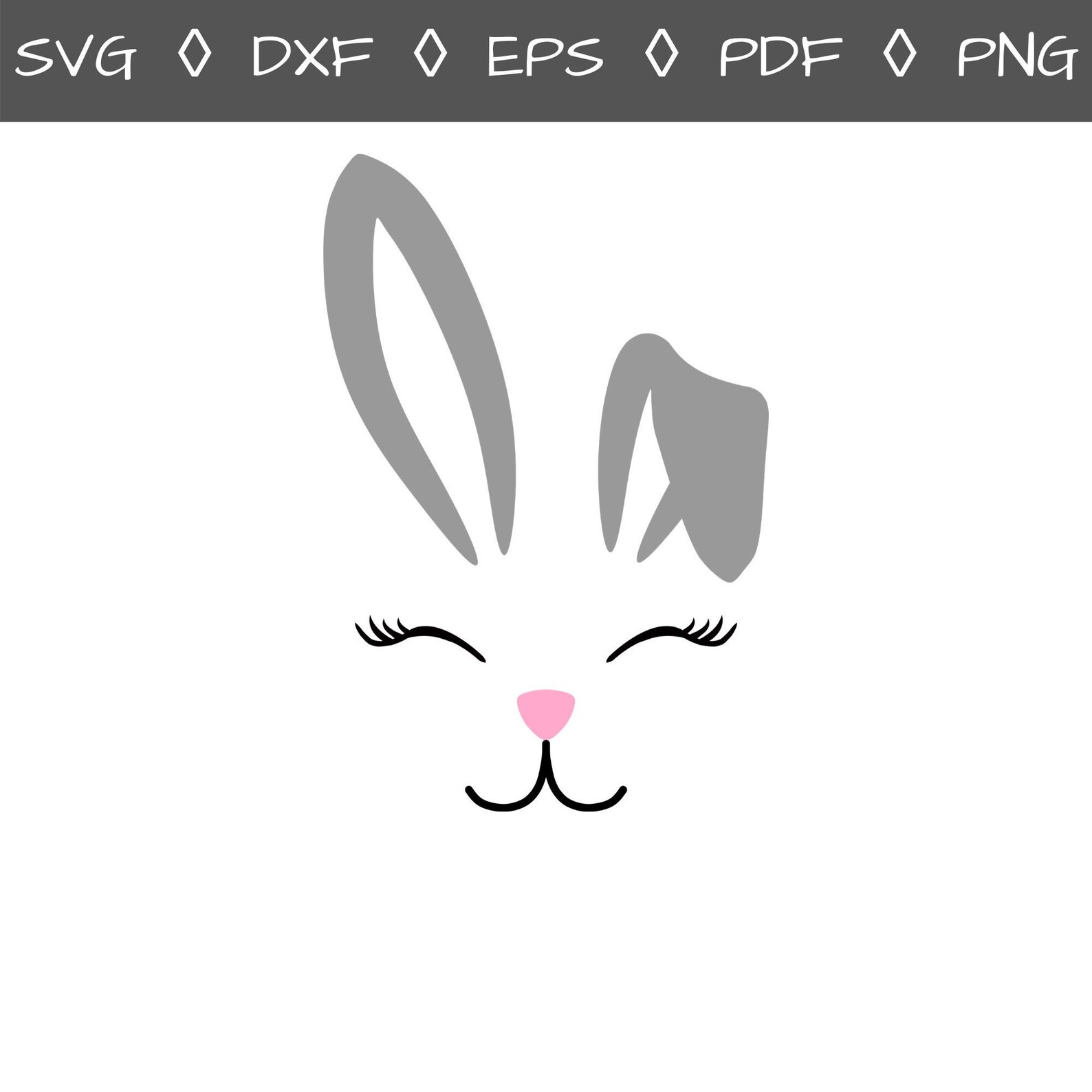 Hase Gesicht Svg Osterhase Svg Ostern Svg Hase Svg | Etsy Österreich