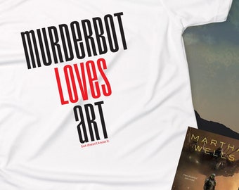 Murderbot Loves ART, Perihelion, Artificial Condition, Short-Sleeve Unisex T-Shirt