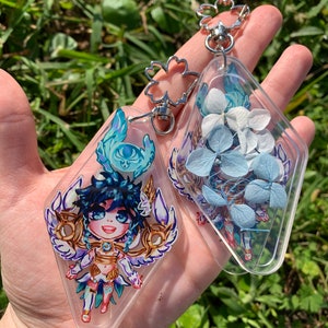 Thank Barbatos Flower Keychain