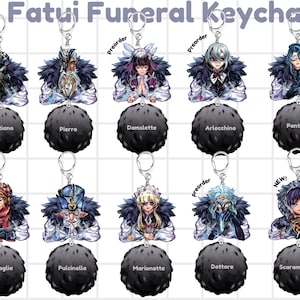 Portachiavi LED Funeral Fatui Harbinger