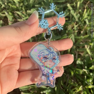 Popsicle Wielding Chongyun Keychain
