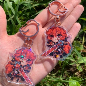 Dead Inside Diluc Keychain