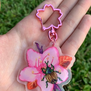 Cherry Blossom Keychain
