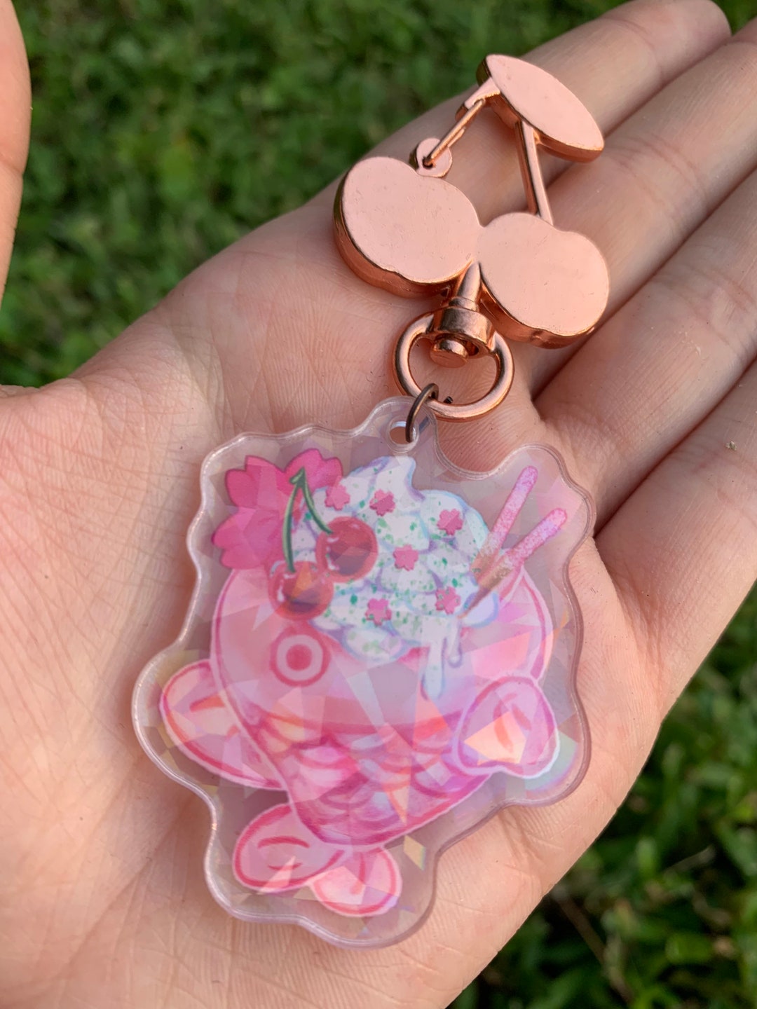 Sakura Taiyaki Keychain - Etsy