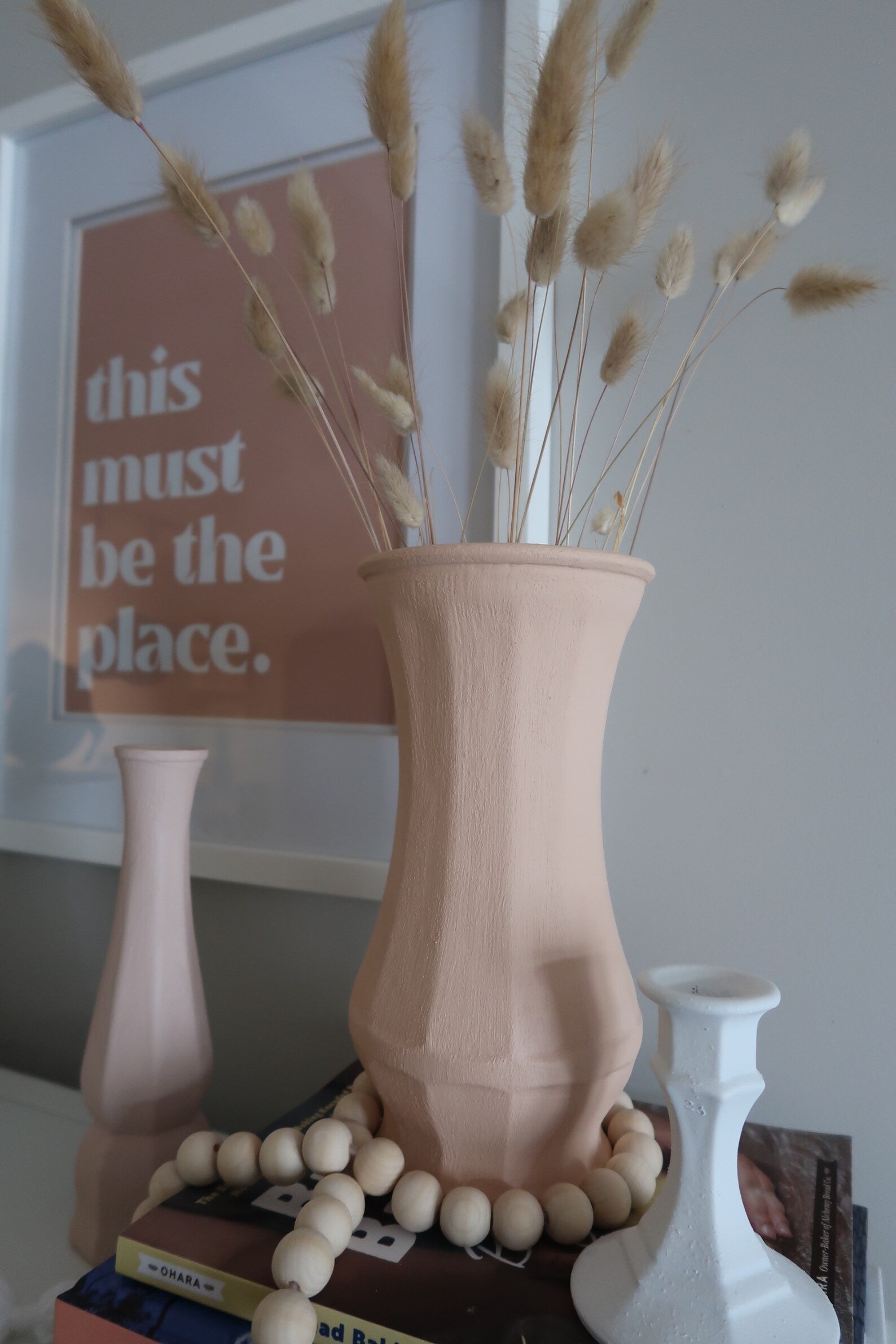 Vase Decorative Vase Home Decor Shelf Accent Etsy