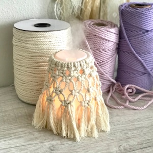 Macrame Essential Oil Diffuser Cover, Customizable, Mothers Day Gift