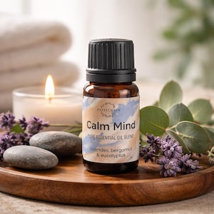 CALM MIND essential oil blend / relaxing oil blend / lavender essential oil blend / oil blend for diffuser / calming essential oil blend