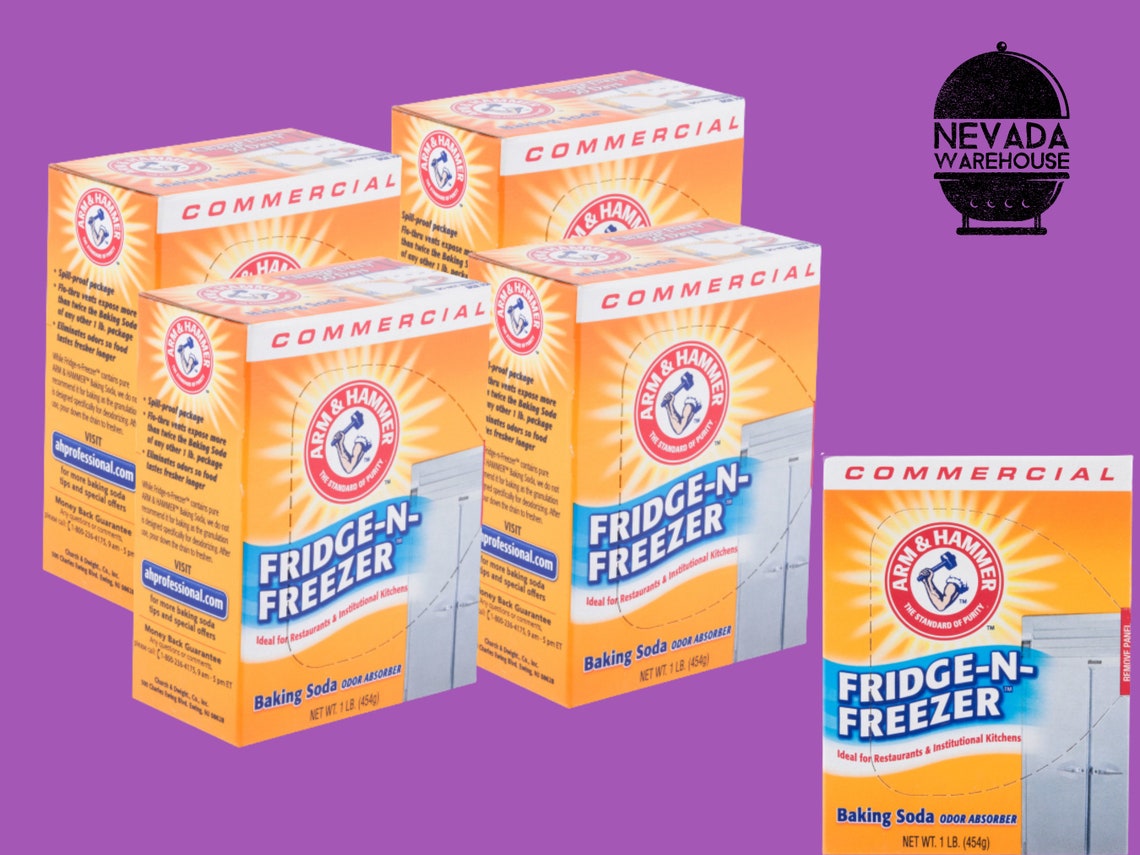 NEW 4/PACK Baking Soda FridgenFreezer Odor Absorber 16 oz. Etsy