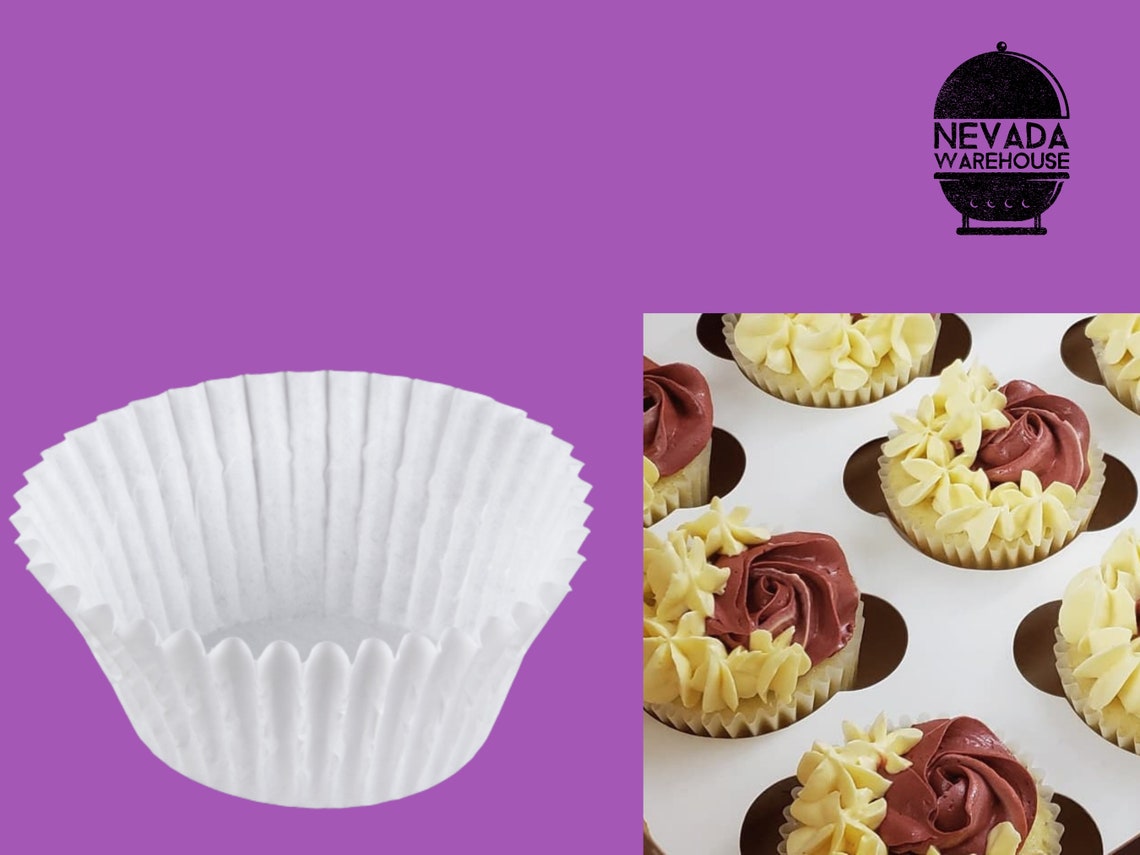 NEW 1000/PACK White Baking Cup 2 x 1 1/4 Etsy