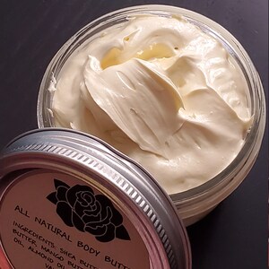 All natural moisturizing body butter