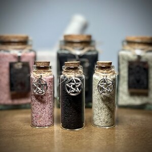 Witches Ritual Salt, Black Salt, Red Salt, Green Salt, Protection/love ...