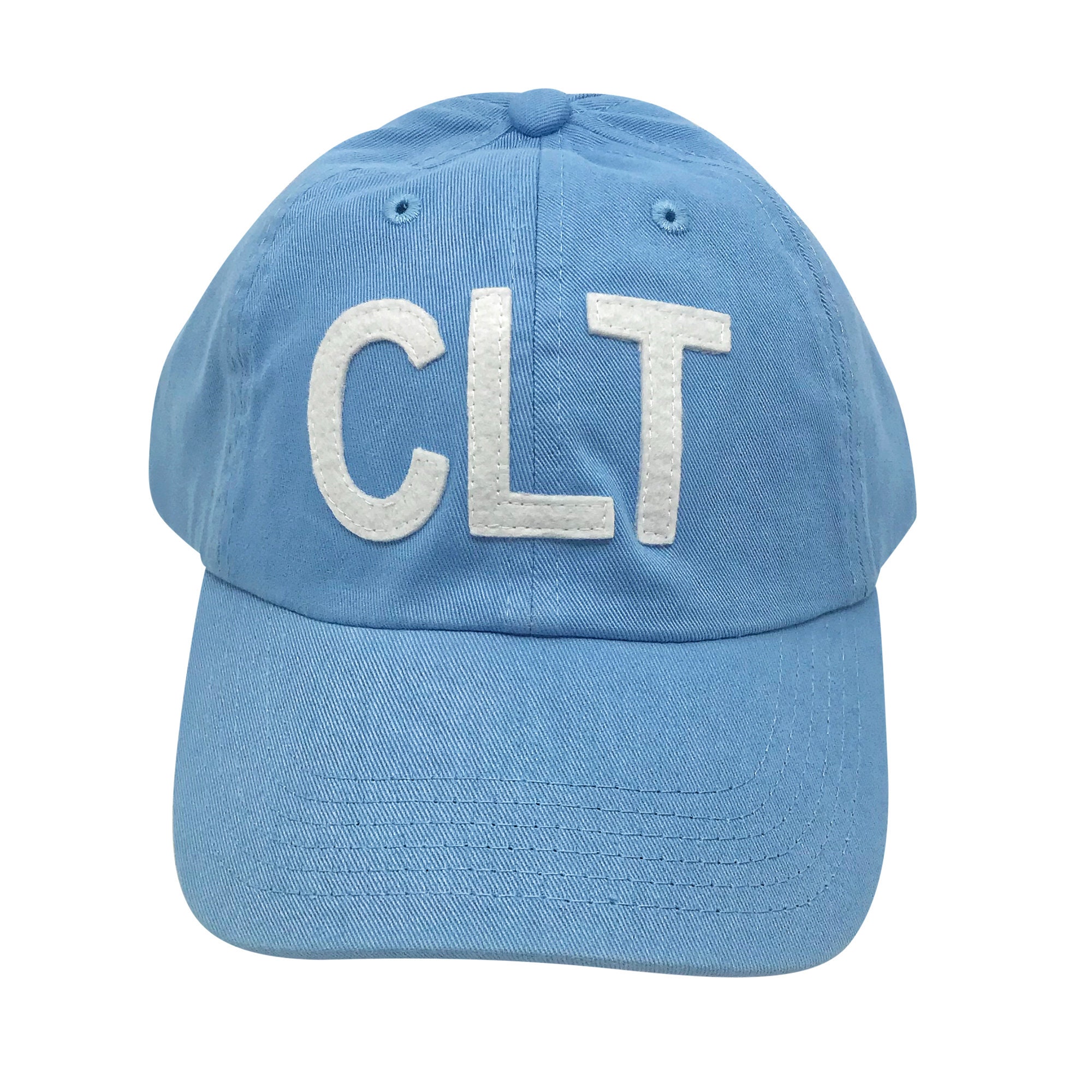 CLT Airport Code Hat Any Color Charlotte NC Etsy