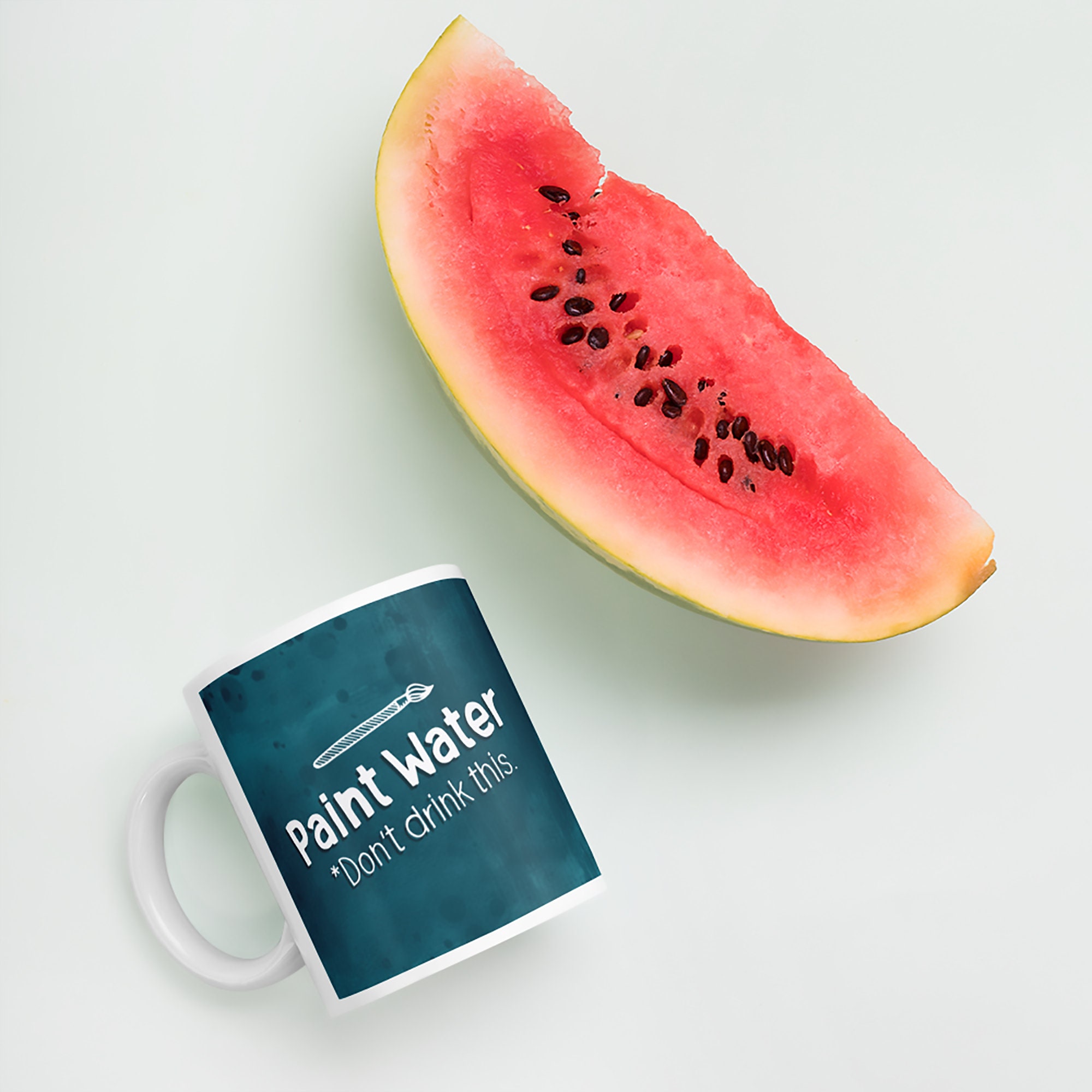 Paint Water Artists Mug / Mug for Painter / Funny Artist Gift | Etsy