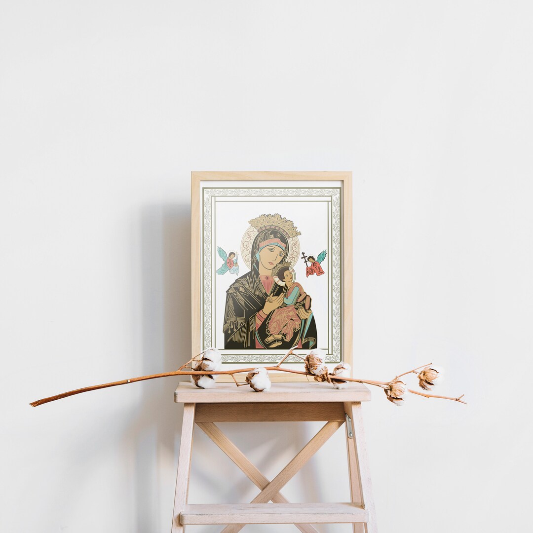 Our Lady of Perpetual Help Print - Etsy