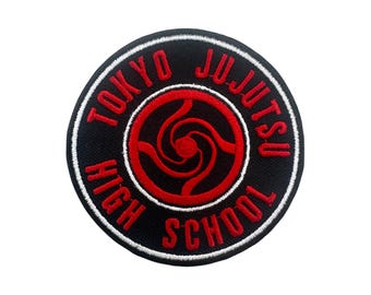 Anime High School Logo Patch Demon Sorcery Embroidered Iron-On