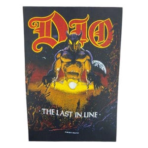 Dio The Last In Line Jean Jacket Back Sew On Patch