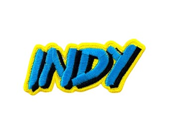 Indy City Edition Patch Indiana Basketball Jersey Logo Embroidered Iron-On