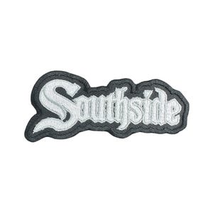 Parche bordado termoadhesivo de Southside Script, Chicago Baseball City Connect