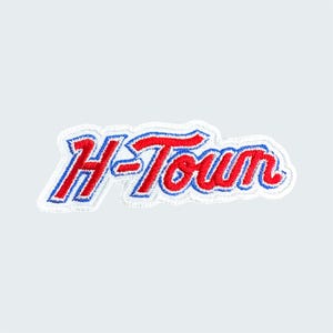 Houston City Edition 25’ Patch H-Town Logo Embroidered Iron-On