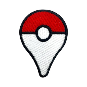 Trainer Pin Location  Patch Monster Phone Game Embroidered Iron-On