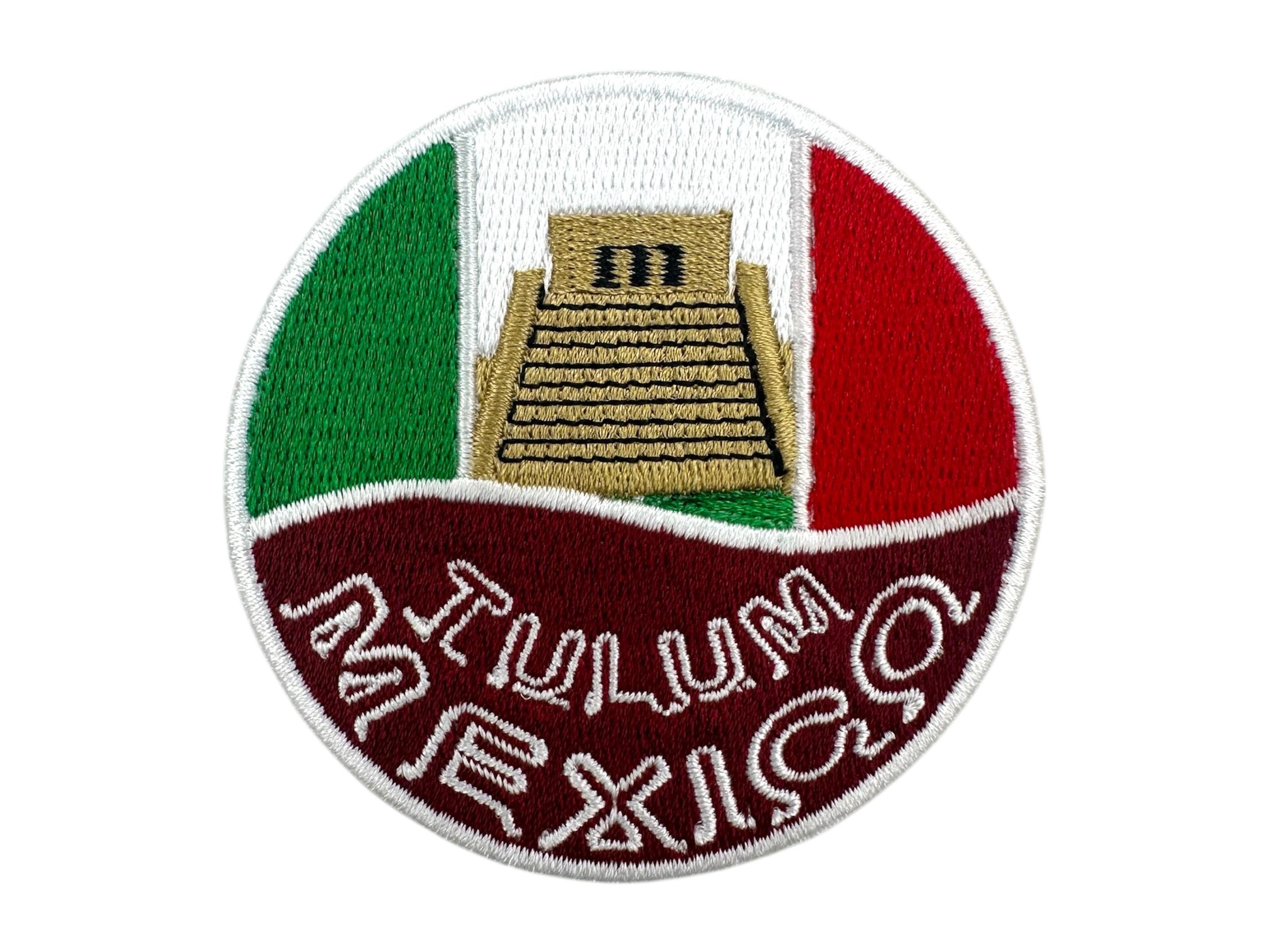 Mexico Travel Tulum Island Mexican Vacation Embroidered Iron On Patch