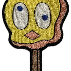 Ice Cream Truck Bird Popsicle Embroidered Iron-On Patch