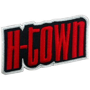 Houston City Edition 24 &#39;Patch H-Town Logo Gesticktes Aufbügler