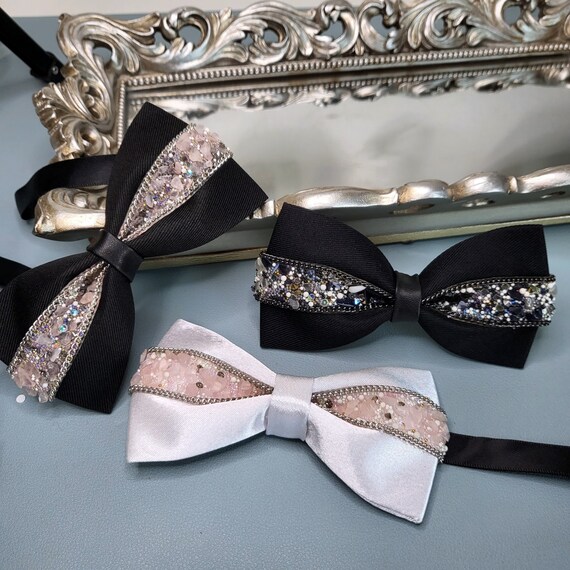 embellished bow tie