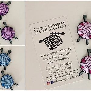 Adorable Knitting Needle Point Protectors Balls of Yarn
