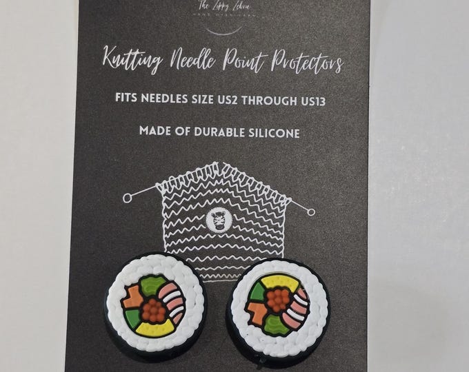 Adorable Knitting Needle Point Protectors Sushi
