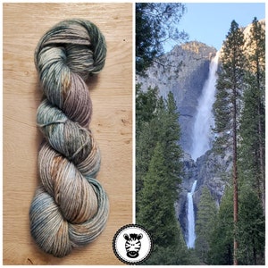 Hand Dyed Yarn: Yosemite                       Available in Silk, Baby Alpaca, Linen or Cashmere blend (Wool Free)