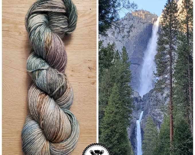 Hand Dyed Yarn: Yosemite                       Available in Silk, Baby Alpaca, Linen or Cashmere blend (Wool Free)