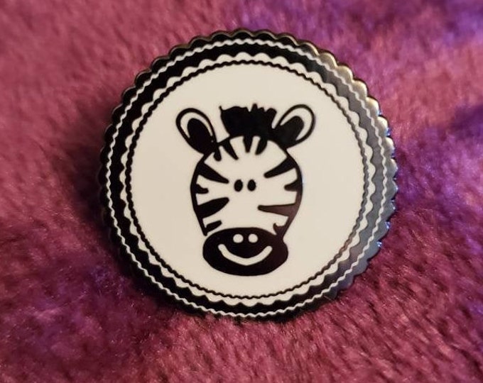 EXCLUSIVE Zippy Zebra Enamel Pin Gift Idea