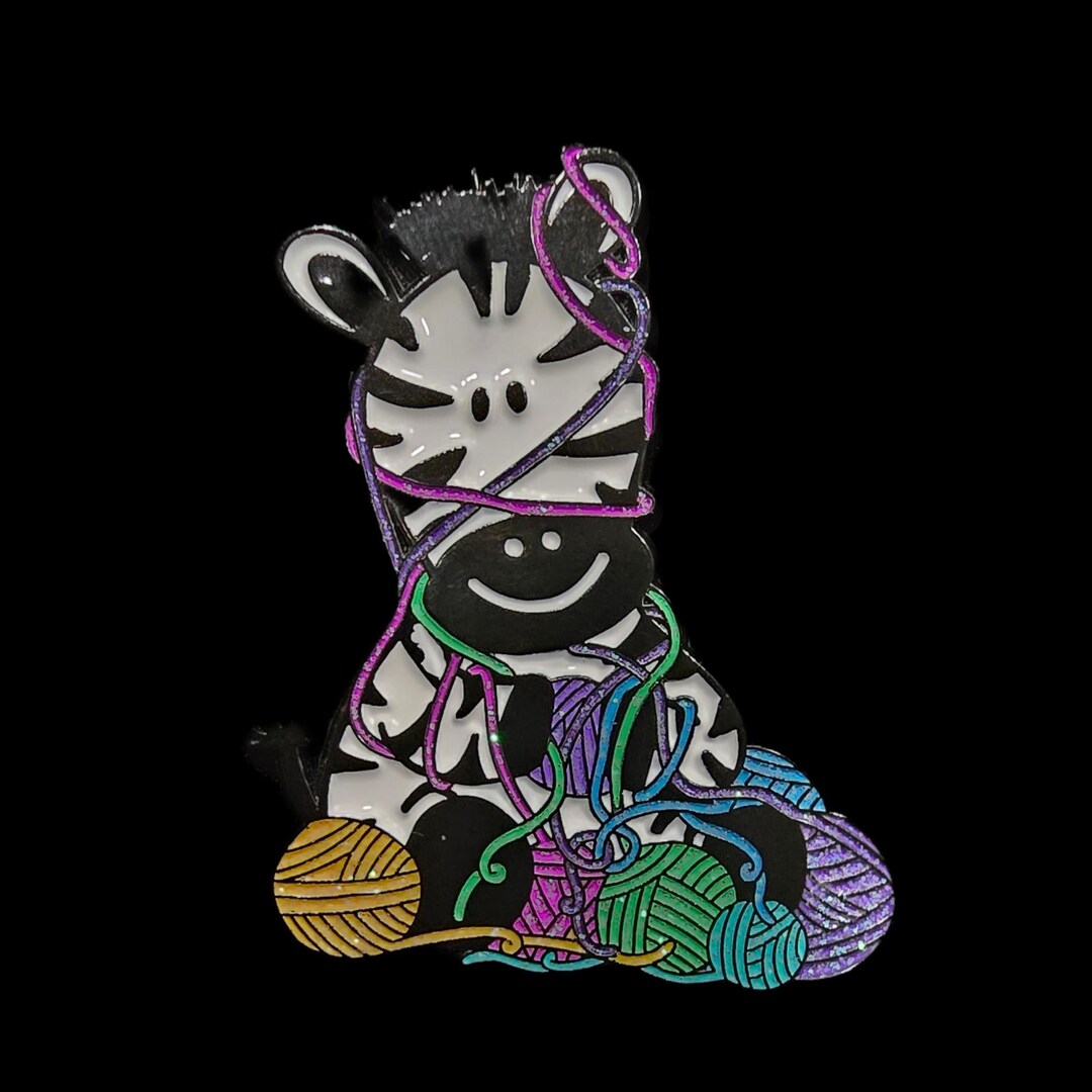 EXCLUSIVE Yarny Zebra Cute Enamel Pin Gift Idea - Etsy