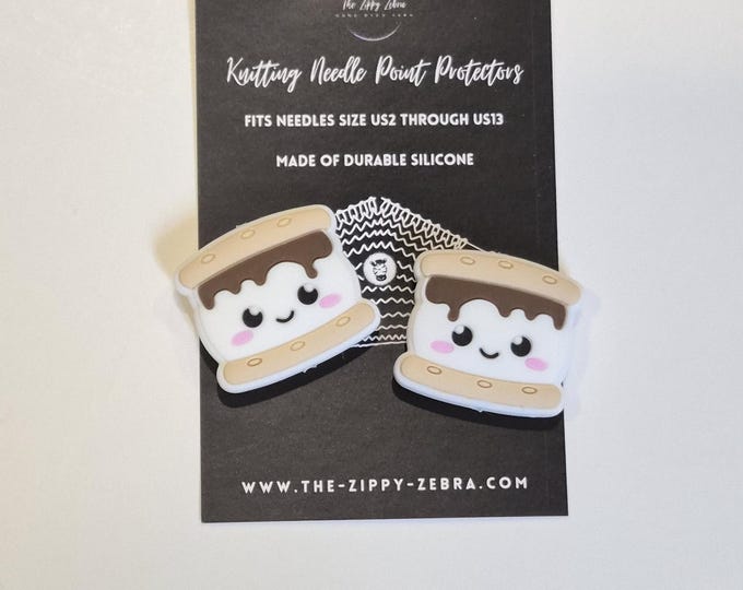 Adorable Knitting Needle Point Protectors S'mores