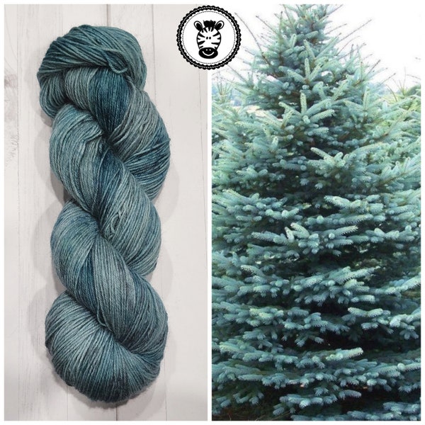 Hand Dyed Yarn: Spruce      Available in Silk, Baby Alpaca, Linen blend (Wool Free)