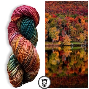 Hand Dyed Yarn: Second Spring               Available in Silk, Baby Alpaca, Yak blend (Wool Free)