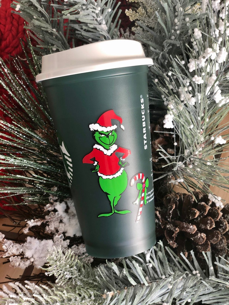 Starbucks Colour Changing Hot Cup Grinch Cup | Grinch Cup Mr Grinch Starbucks Cup Grinchmas Cup Starbucks Grinch Cup