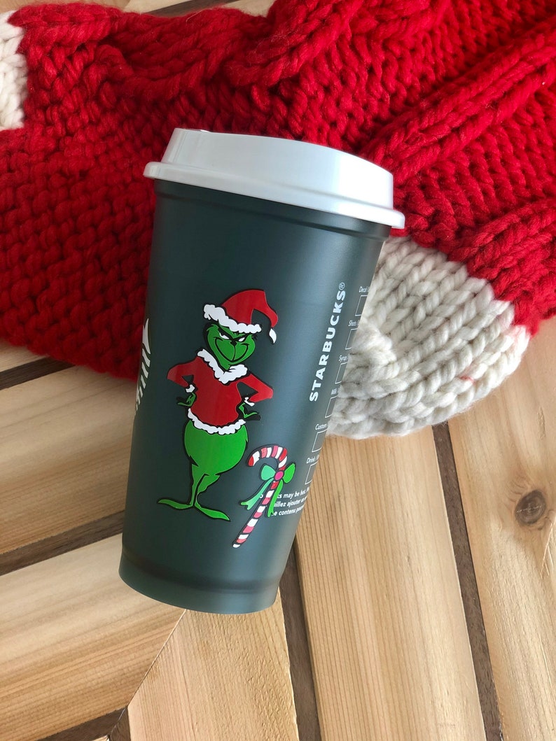 Starbucks Colour Changing Hot Cup Grinch Cup | Grinch Cup Mr Grinch Starbucks Cup Grinchmas Cup Starbucks Grinch Cup