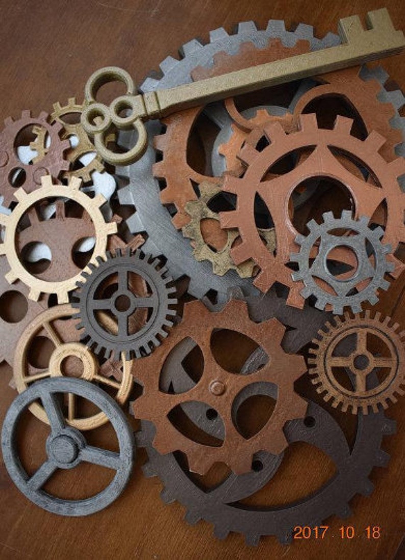 Giant Huge Steampunk Gear Cogs & Sprockets Steam Punk Large Etsy