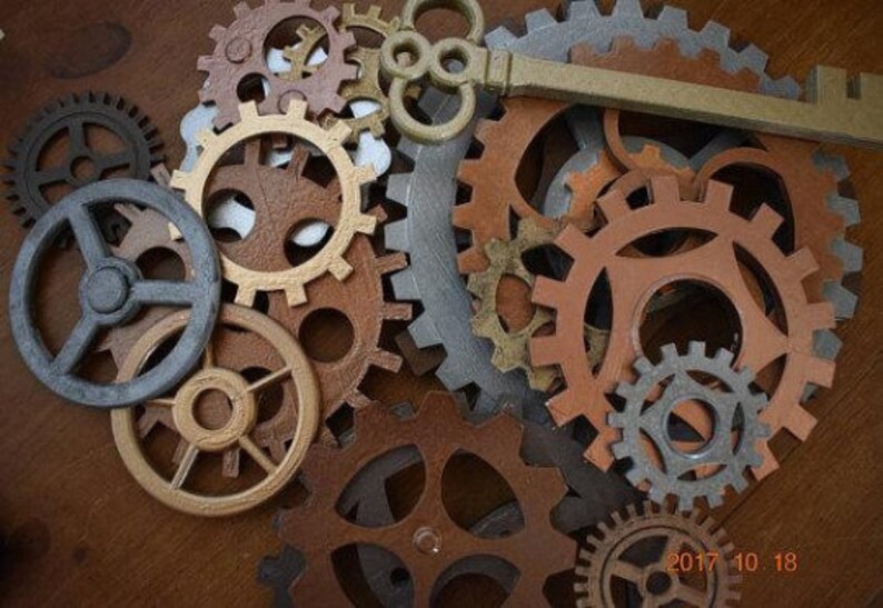 Giant Huge Steampunk Gear Cogs & Sprockets Steam Punk Large Etsy