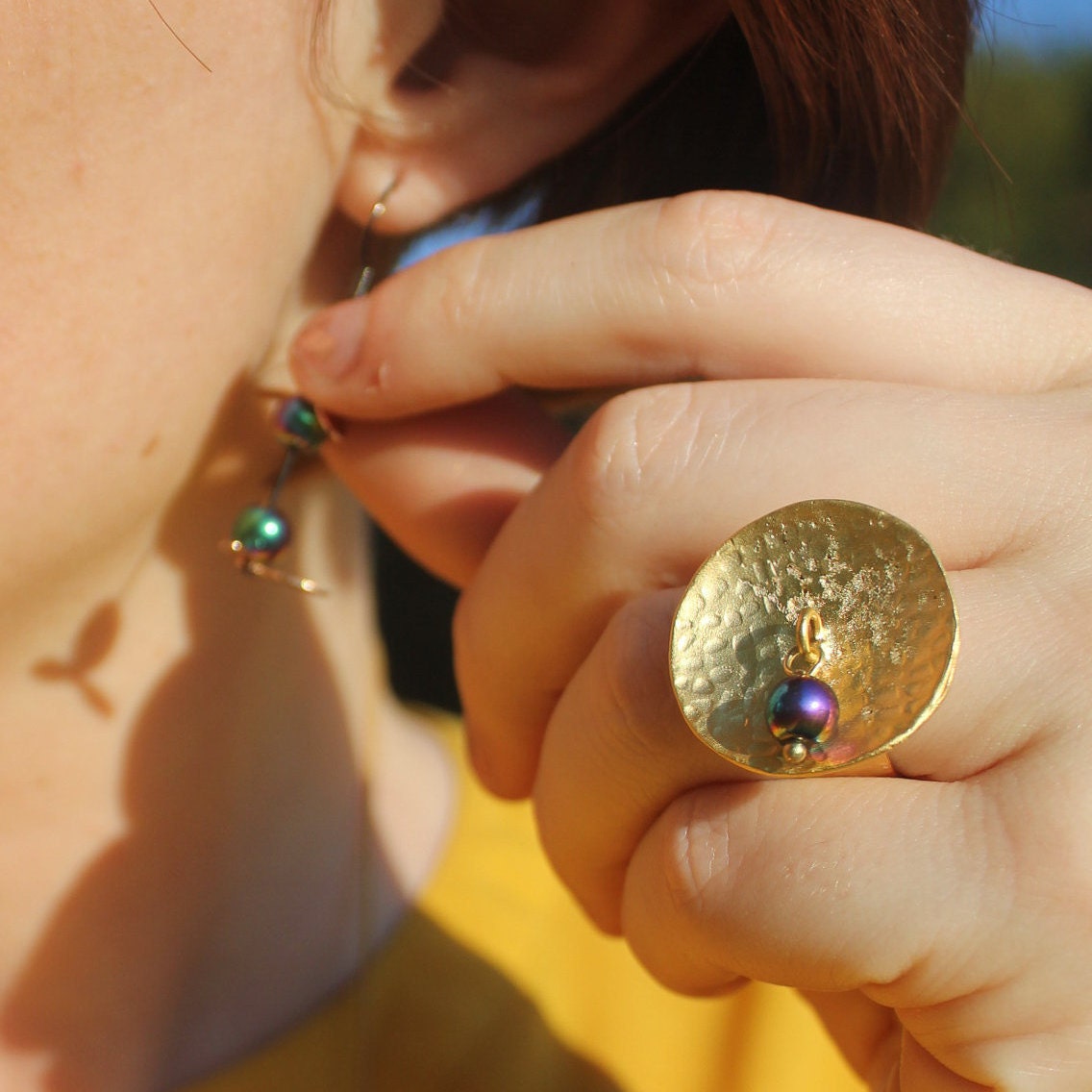 Singing Bowl Ring Pick your color